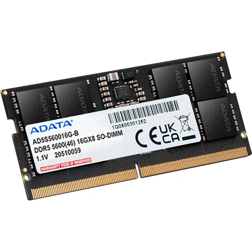 ADATA Premier 16GB DDR5 5600MHz Laptop RAM, Dual-Channel Module, Supports Intel & AMD Latest CPU, Intel XMP & AMD Expo, Built in PMIC, On Die ECC, Low Voltage, More Bandwidth - AD5S480016G-S - Image 2