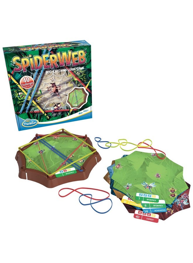 thinkfun Think Fun Spiderweb: A Bug-Catching Logic Game for Ages 8+ - Image 1
