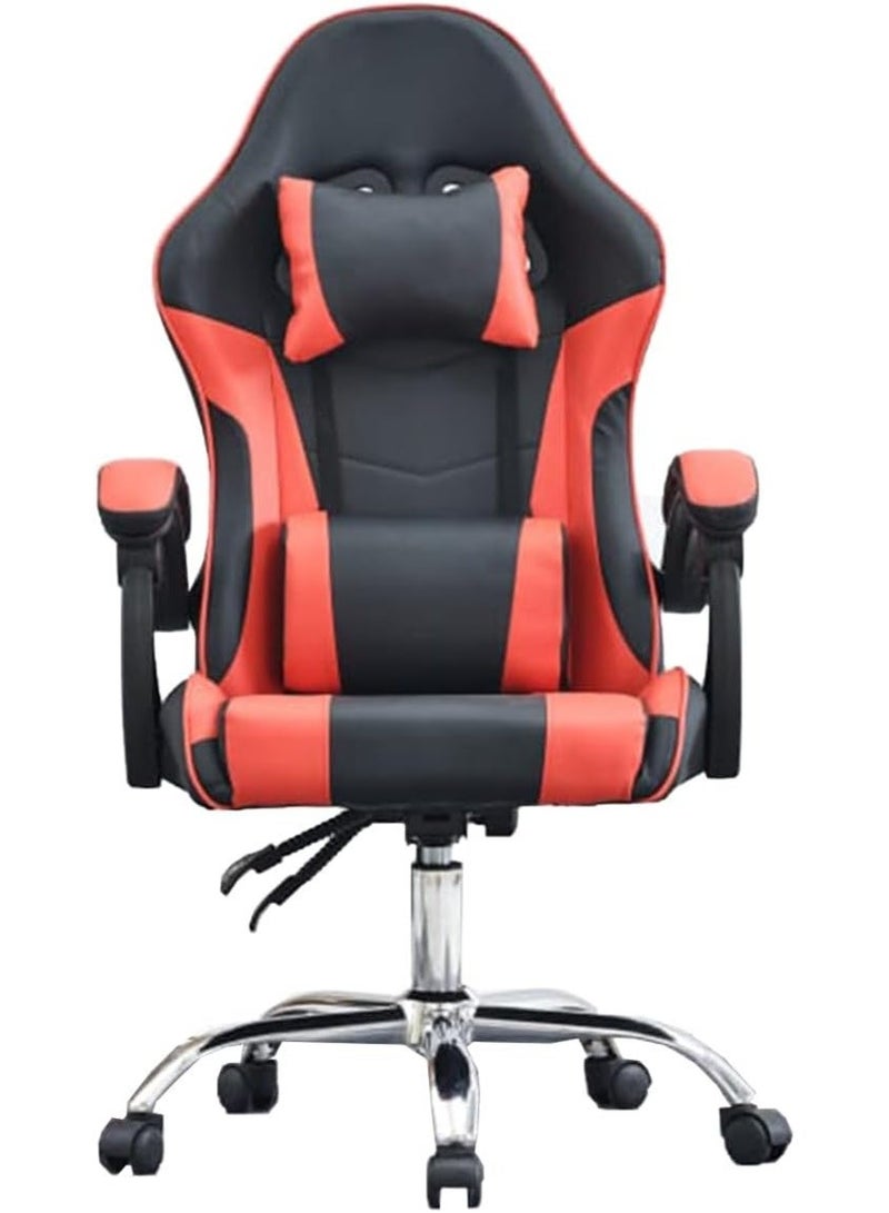 Comfortable gaming chair with wheels, swivel backrest, and neck support — premium work chairs with a heavy-duty weight capacity of up to 208 kg - Image 3