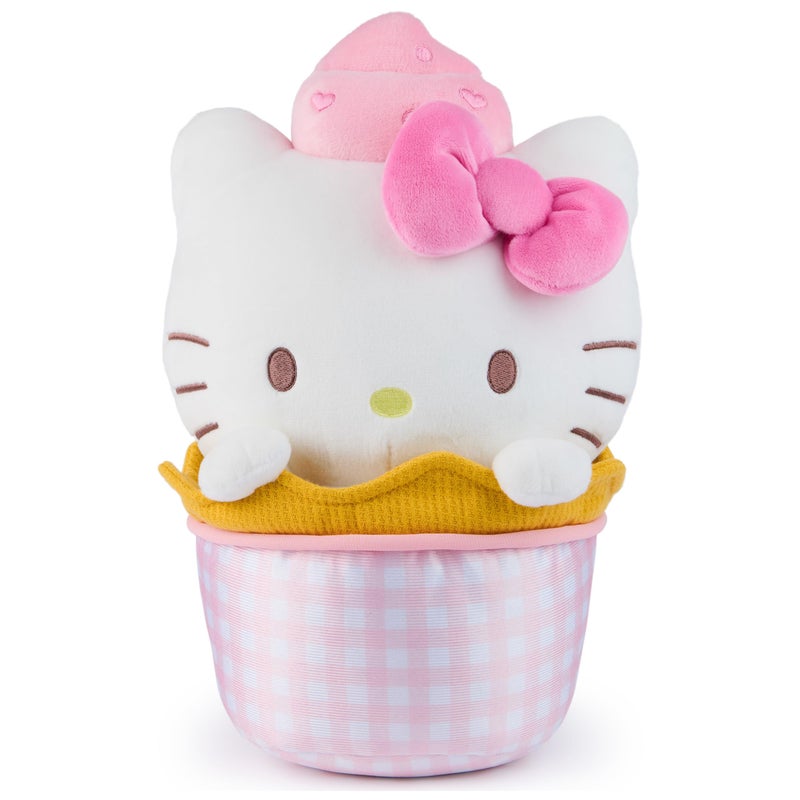 GUND Sanrio Official Hello Kitty Ice Cream Plush Stuffed Animal for Ages 1 and Up PinkWhite 10 - Image 2