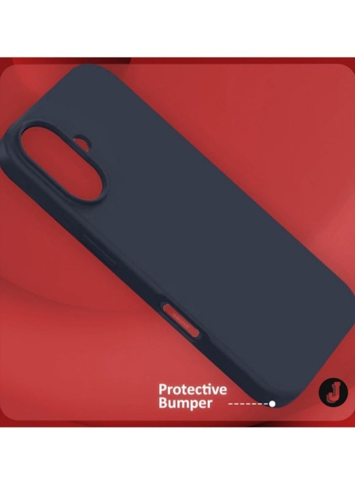 JAJEEK "NEW Liquid Silicone Case for iPhone 16 Plus - Ultra Slim Design, Soft Anti-Scratch Microfiber Lining & Drop Protection" - Image 3