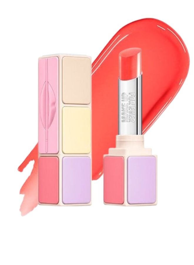 MAKE UP FOR EVER Artist ColorGlow Lip Balm 312 Soft Coral – Hydrating Color-Enhancing Lip Balm, Glowy Finish, 4 g / 0.14 oz - Image 1