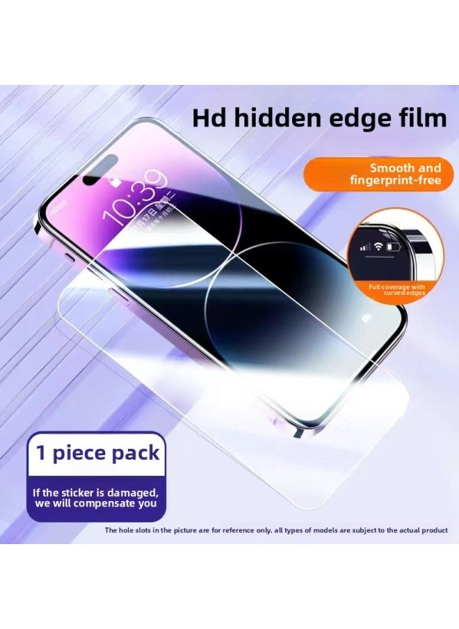 Generic Applicable To For Iphone 15 Anti-peep Tempered Film For Iphone14promax/13/12plus HD Xr/11 Dust-free Warehouse X-Colour:Masonry Explosion-proof [imported Ultra-clear*anti-fingerprint] 1 Piece-Size:For Iphone 13 Pro  - Image 1