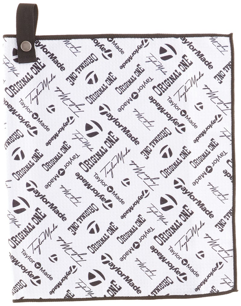 TaylorMade Golf Logo Microfiber CART Towel, Black, 15"X 24" - Image 2