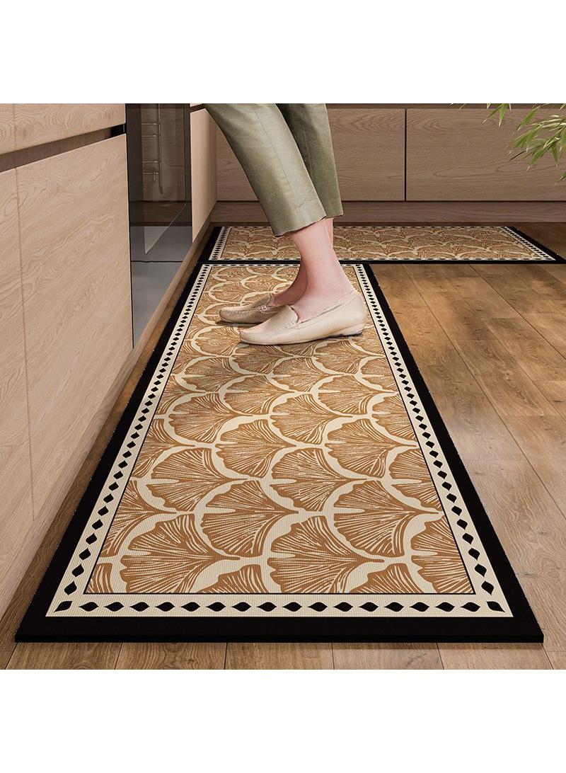 Y&D European Style Classical Style Kitchen Long Absorbent Floor Mat Non-Slip Floor Mat Easy-Dry Drop-Resistant Diatom Mud Floor Mat-40*60cm  - Image 1