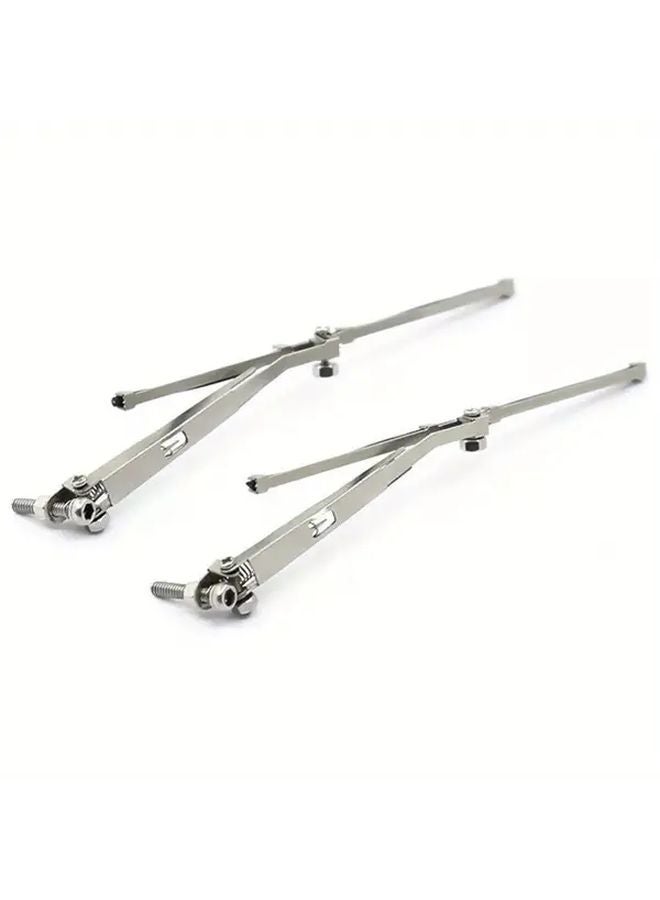 Silvery Aluminum Alloy RC Car Windshield Wiper for Traxxas Tamiya 1 10 Scale Models - Image 2