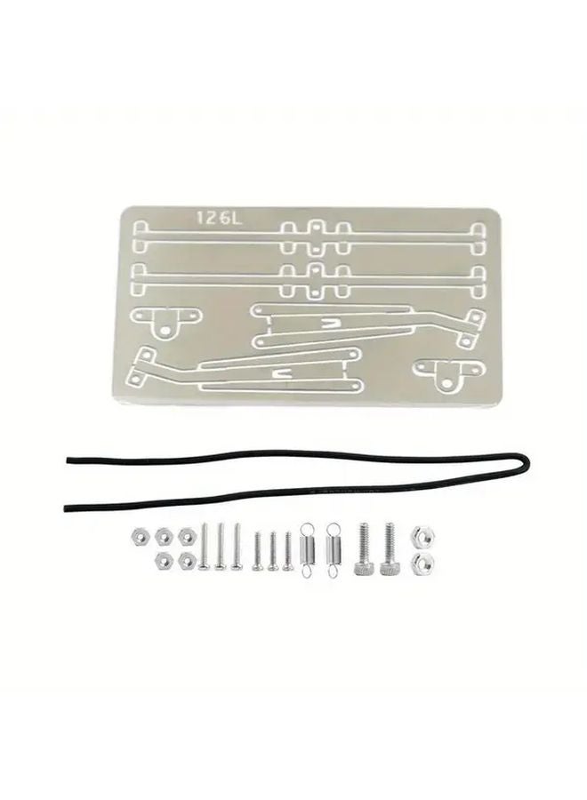 Silvery Aluminum Alloy RC Car Windshield Wiper for Traxxas Tamiya 1 10 Scale Models - Image 5