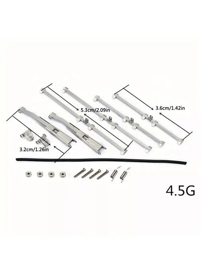 Silvery Aluminum Alloy RC Car Windshield Wiper for Traxxas Tamiya 1 10 Scale Models - Image 4