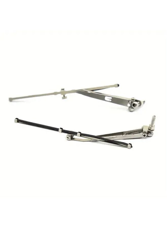 Silvery Aluminum Alloy RC Car Windshield Wiper for Traxxas Tamiya 1 10 Scale Models - Image 1