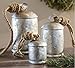 THOR INSTRUMENTS Christmas Cow Bells Harmony Giant Cow Bells Vintage Christmas Decoration Bell Silver Wall Hanging Bell - Image 2