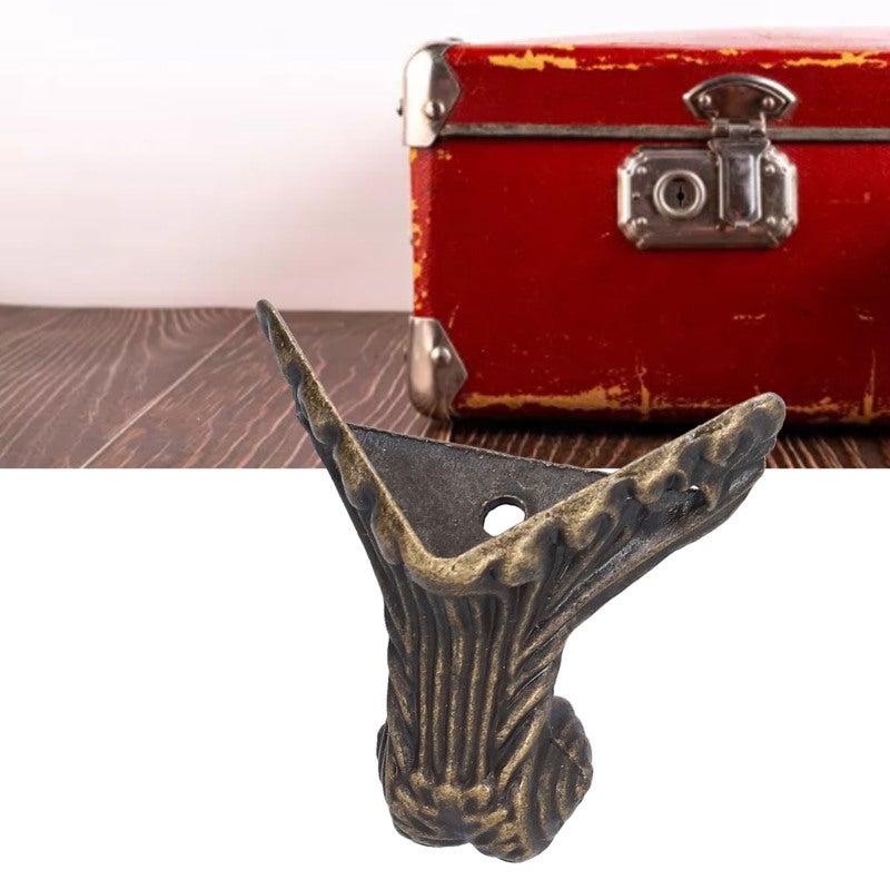 Jewelry Box Legs: 12-Piece Premium Alloy Sturdy Rustproof Legs - Vintage Antique Appearance Simple Assembly Legs for Wooden Case Furniture Decoration - Image 3