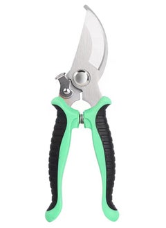 Qiccijoo Qiccijoo Garden Pruning Shears,19cm/7.5in Hand Gardening Cutter, Professional Garden Scissors with  Stainless Steel Blade,Ultra Sharp  Scissors for Trimming, Fruits, Flowers, Plants(Green)  - Image 1