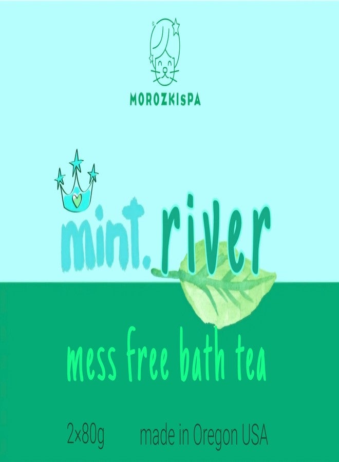 MOROZKISPA Bath Tea Mint River Mess Free/Made in USA Oregon/Bath Soak/100% Natural and Pure, Organic/Bathtub Tea for Men & Women/Foot soak/Shower Steamers/Gift for Her, Him, Selfcare - Image 5