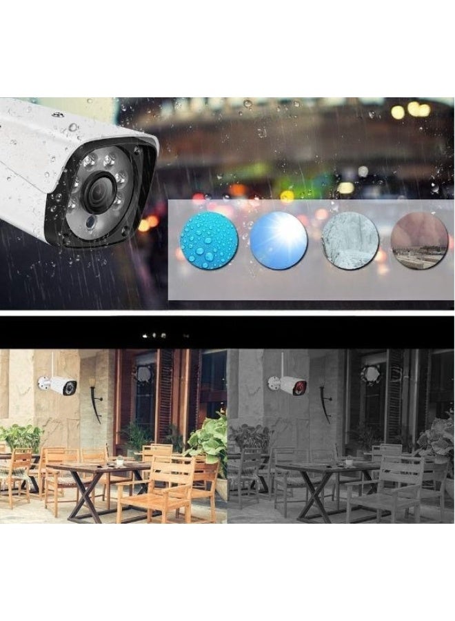 Smart Wireless Camera System – 4-Channel 720P (1MP) Kit with DVR, Face Detection, Motion Alerts, Line Crossing & Intrusion Detection – Mobile & PC Remote Access – 4-Piece Set - Image 2