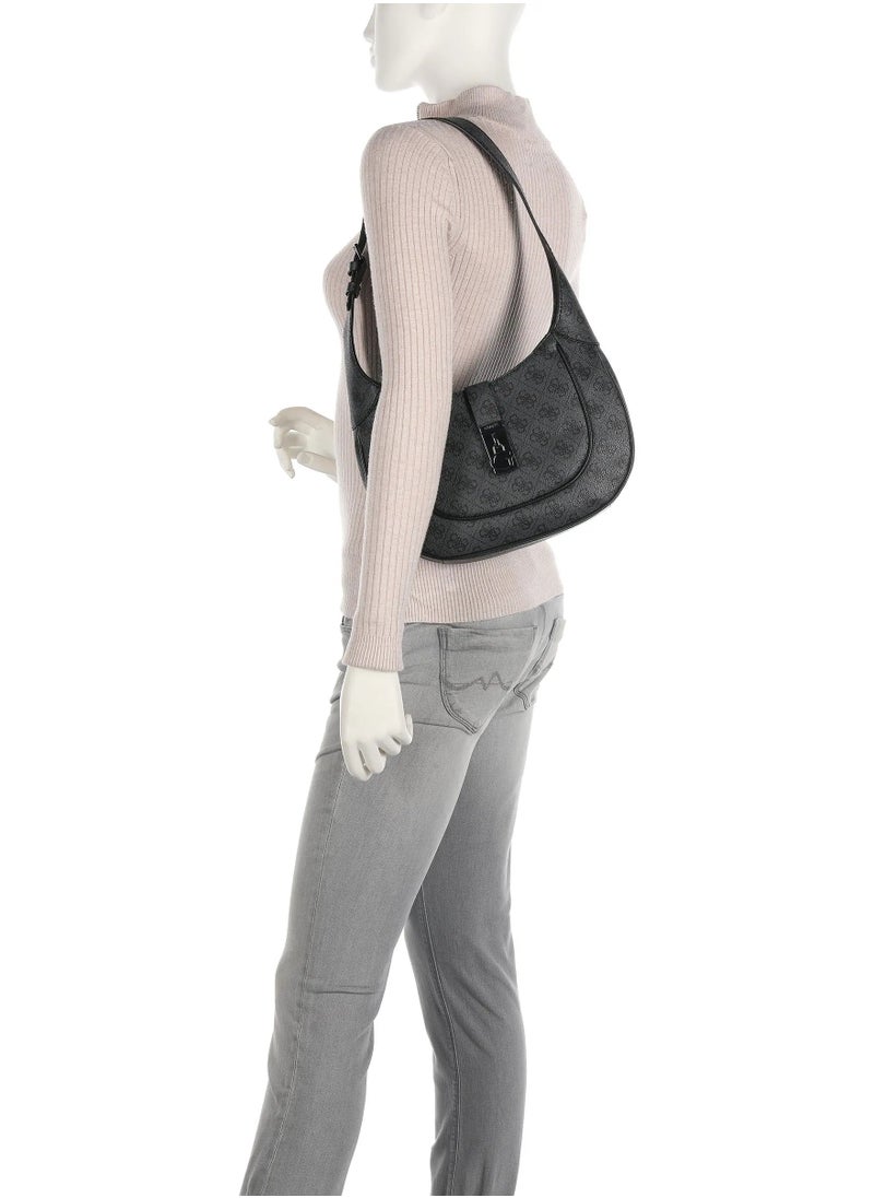 GUESS - GUESS Hobo bag Maimie nero - Image 1