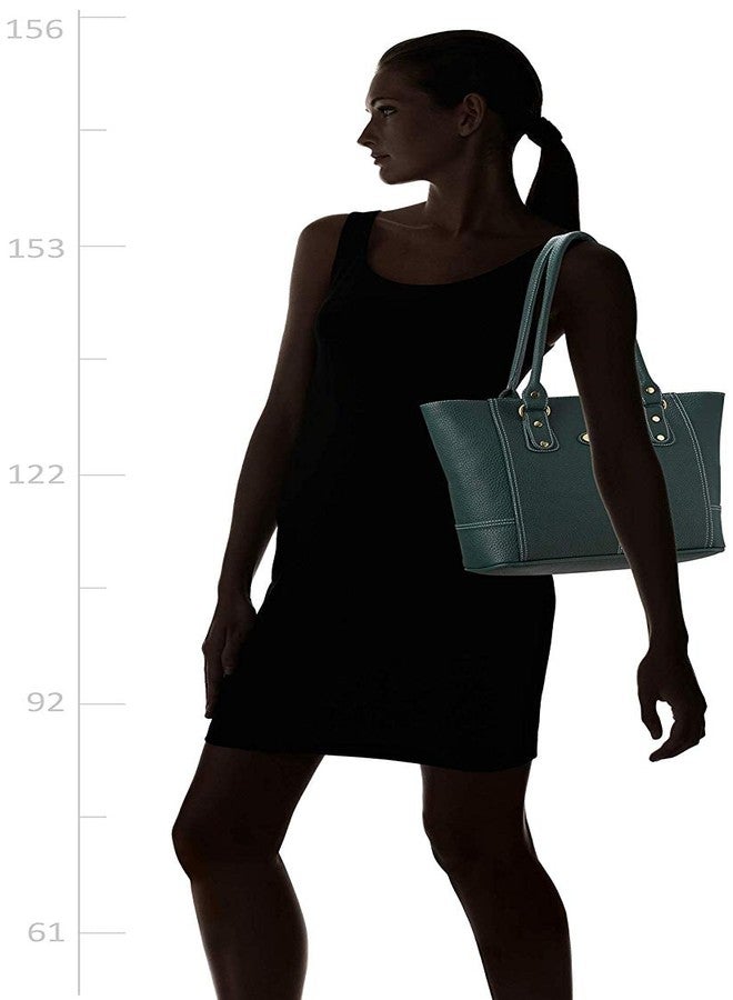 Fostelo Women's Everly Satchel Tote Handbag for Women | Ladies Purse | Stylish Shoulder Bag | Gift For Women | Green - Image 2