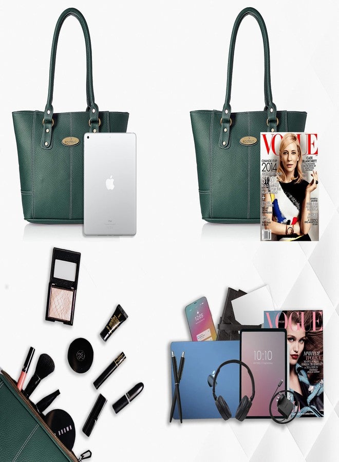 Fostelo Women's Everly Satchel Tote Handbag for Women | Ladies Purse | Stylish Shoulder Bag | Gift For Women | Green - Image 5
