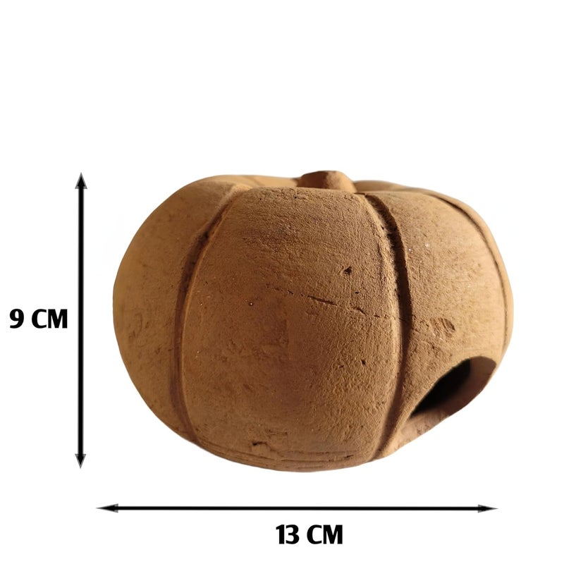 RUKDA Terracotta Aquarium Decoration – Fish Tank Cave Shelter, Ideal Breeding Hideout for Betta Fish, Shrimp, Goldfish, and Small Reptiles – Eco-Friendly & Safe (TerraPassage) - Image 3