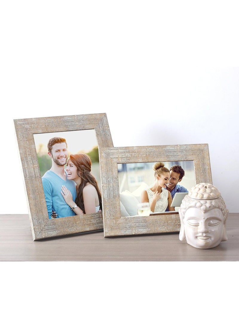 Art Street Art Street Desginer Gold Table photo frame Set of 2 antique Table Photo Frame (Gold)  - Image 1