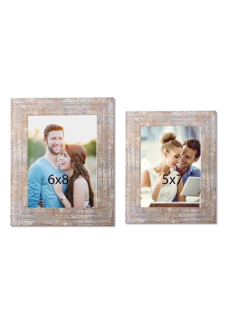 Art Street Art Street Desginer Gold Table photo frame Set of 2 antique Table Photo Frame (Gold)  - Image 2