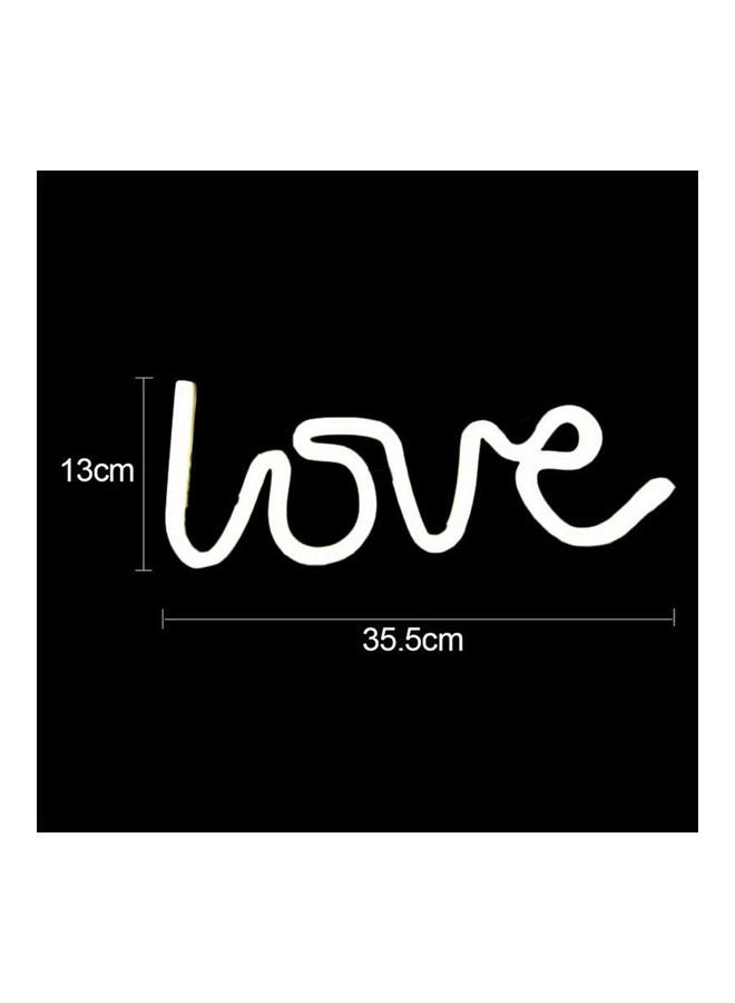 مصباح LED نيون لل على الحائط على شكل حروف كلمة Love لديكور حفلات الزفاف والمهرجانات أبيض دافئ 36*36*36سم - Image 3