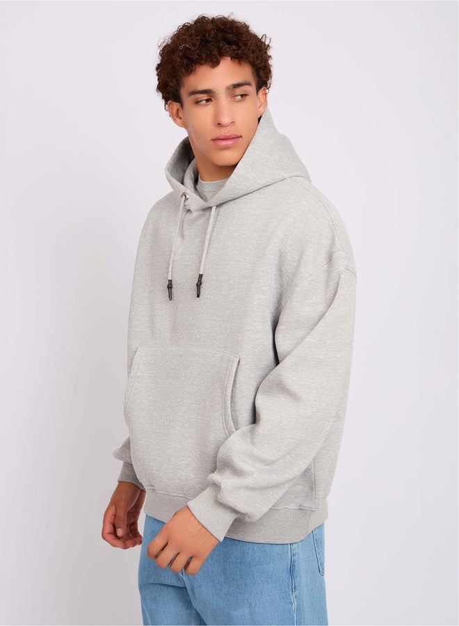 Premoda Unisex Sweat Shirt Loose Fit Grey - Image 3