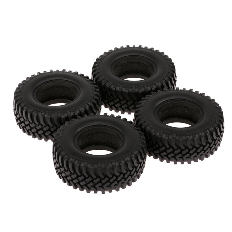 RC Tyre 100MM Super Large Black Soft Rubber - With Foam Insert Aggressive Lugs Narrow All Terrain Crawler Car for 1.9 Inch Rim Off Road Use - Image 4