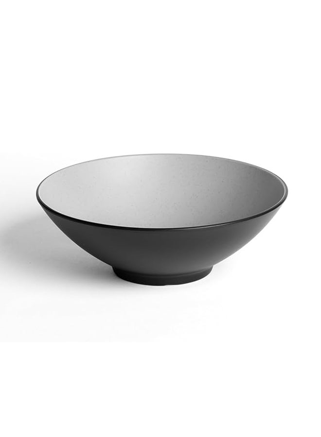 Master Gold 6 Piece Premium Melamine "Bowl" Perfect for Serving Soup, Soup, Noodles & Rice | Durable, Shatterproof, Dishwasher & Microwave Safe | Serving Bowl (Grey | Black, 21.25 cm)  - Image 3