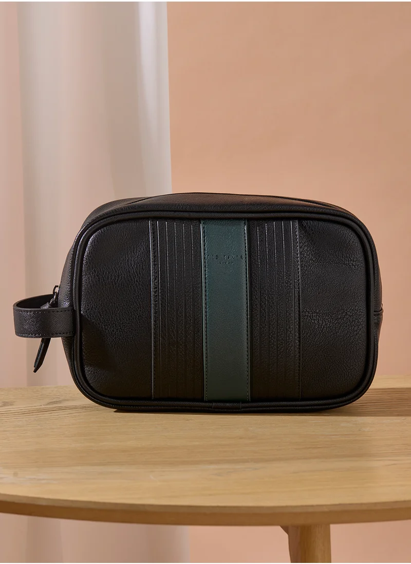 تيد بيكر Evens Striped Pu Washbag