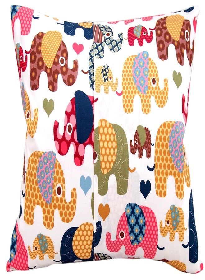 Comfy Turtles Toddler Pillowcase 13 x 18 Cotton - Elephant Pillow Cases, Travel Pillow Case Cover for Kids, Toddler Bedding Elephant Cases (Beige) - Image 2