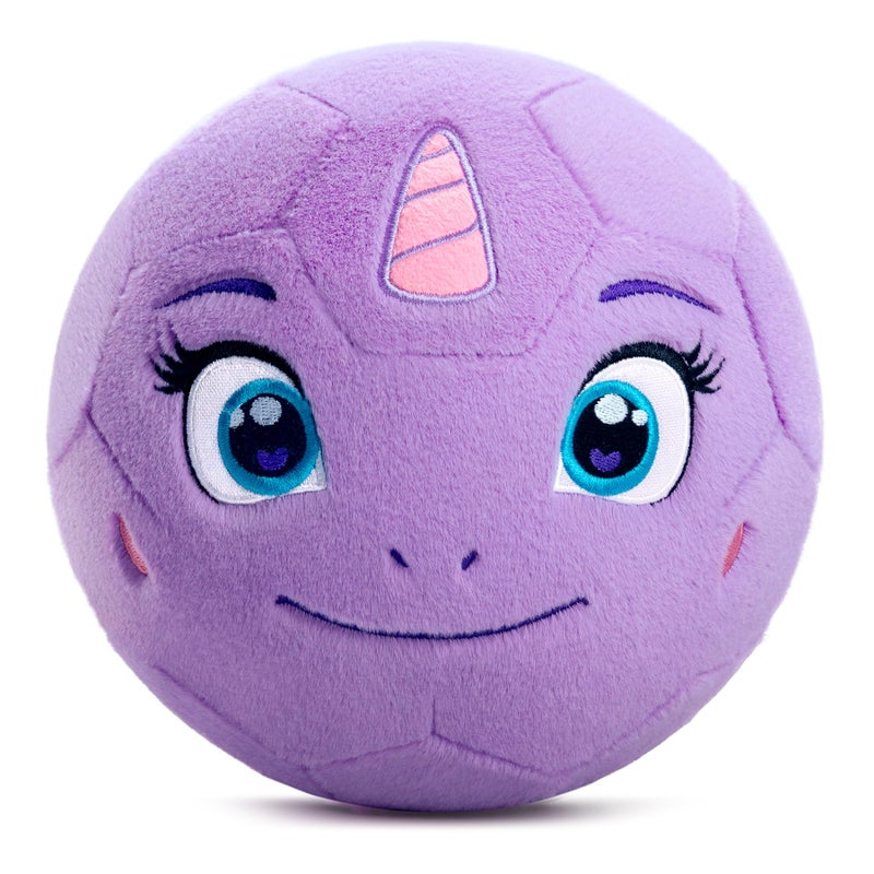 VangeBow Silent Indoor Soccer Balls for Toddlers 13 Inflatable Soft Plush Baby Toddler Soccer Ball Toys Gifts for Kid 35 Year Old Girl Boy First Birthday Gift Unicorn Pump Include - Image 2