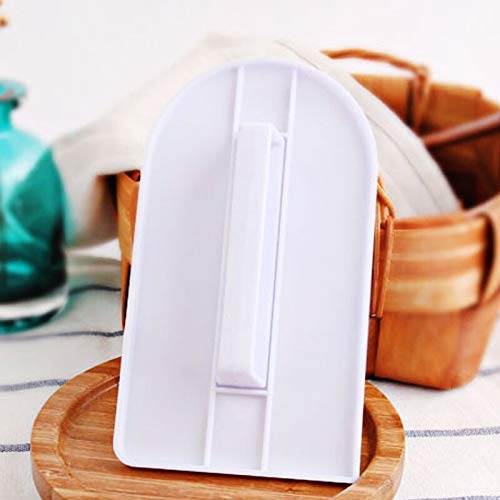 Lexazo Plastic Cake Smoother Polisher Tools Cake Decorating Fondant Sugar Craft Spatulas DIY Baking Tools 82 x 25 x 145 cm White - Image 3