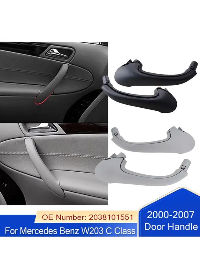 Grey Left Interior Door Handle For 2000 2007 C Class Replacement Part - Image 1