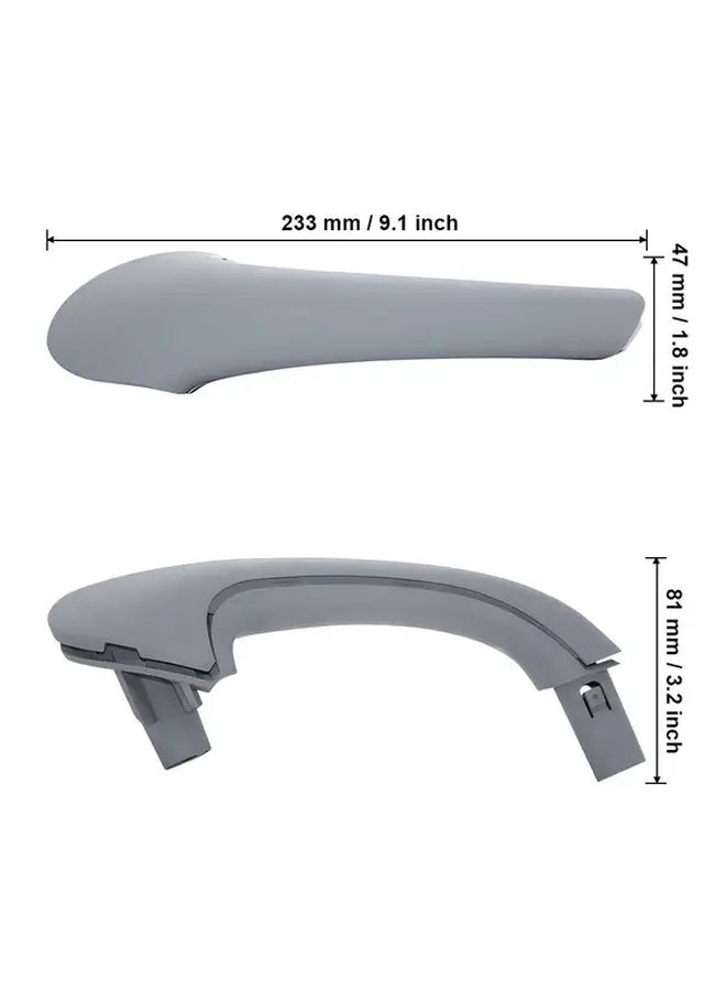 Grey Left Interior Door Handle For 2000 2007 C Class Replacement Part - Image 2