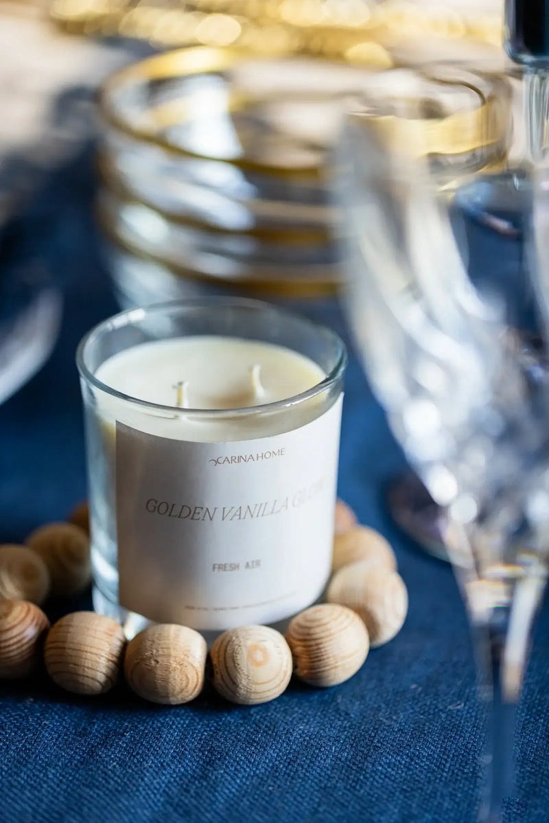 Carina Vanilla Glow Candle Jar (8oz) - Image 3