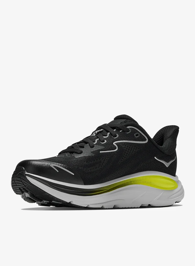 Hoka BLACK / COSMIC GREY Youth Clifton 10  | Best Price UAE