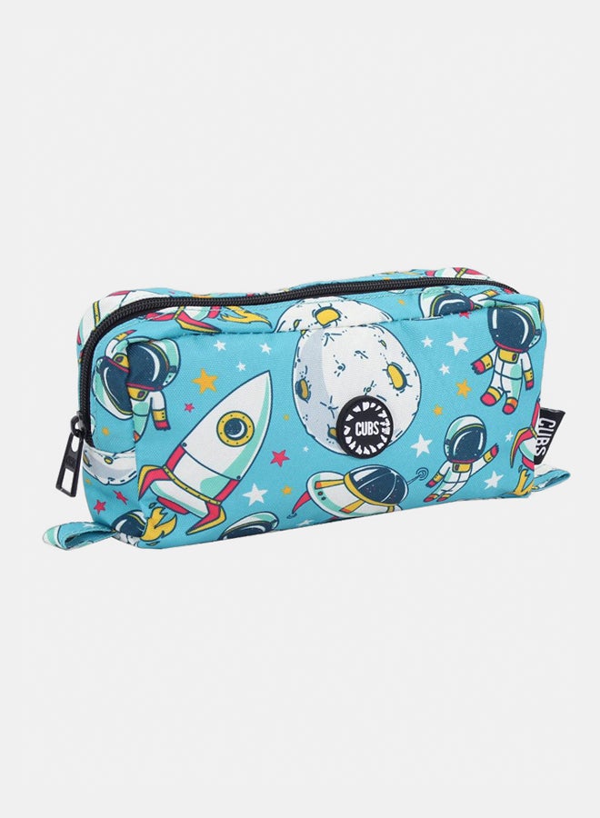 CUBS Junior Student Backpack Blue universe Pencil case - Image 1