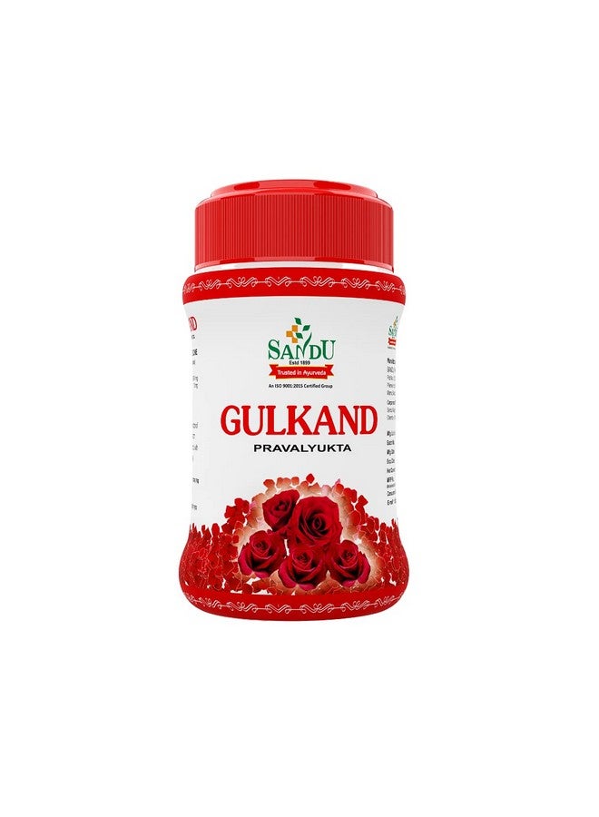 Sandu Gulkand (Pravalyukta) | Made Using Organic Hand-Picked Rose Petals | Excellent Coolant (1 Kg) - Image 1