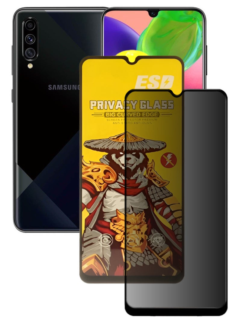 ESD Tempered Dustproof Privacy Glass Screen Protector Compatible For Samsung Galaxy A70s - Image 1