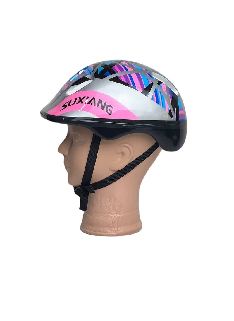 SportQ - SportQ Children's Helmet, Adjustable to Wear While Skiing and Cycling for Children - Multi Color - Image 1
