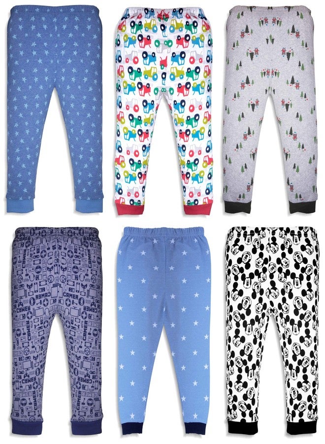 X2O Cotton Baby Pajama Pants with Rib (Unisex) (Multicolor) (Assorted Prints) (5 to 6 Years) Pants_005 - Image 2