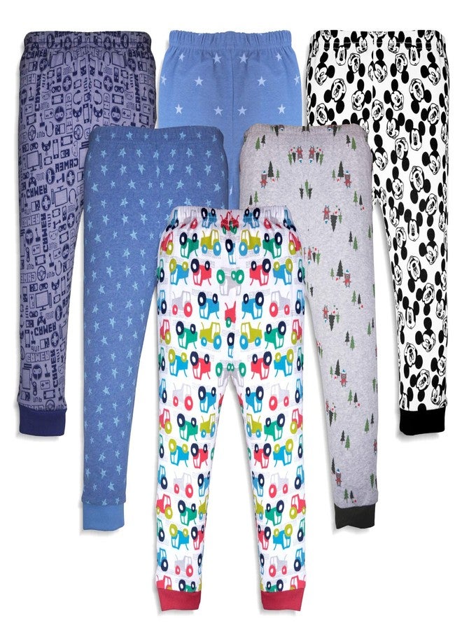 X2O Cotton Baby Pajama Pants with Rib (Unisex) (Multicolor) (Assorted Prints) (5 to 6 Years) Pants_005 - Image 3