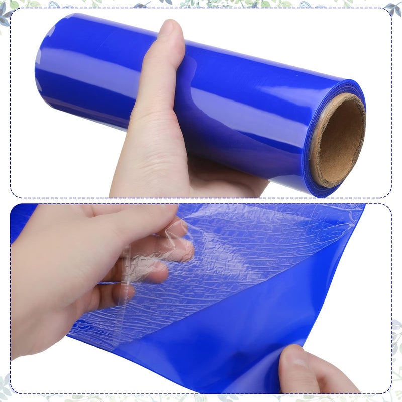 Nosiny 2 Pcs Non Slip Silicone Grip Material Roll Anti Slip Large Roll 787 x 3 ft Cut to Size Mat Large Table Pads for Eating Aids Baking Crafts Counter Drawer or Any Surface Blue - Image 3
