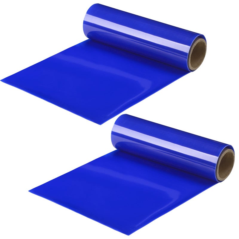 Nosiny 2 Pcs Non Slip Silicone Grip Material Roll Anti Slip Large Roll 787 x 3 ft Cut to Size Mat Large Table Pads for Eating Aids Baking Crafts Counter Drawer or Any Surface Blue - Image 1