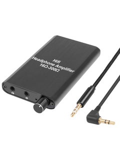 LVY Headphone Amplifier A010 Portable Headphone Amp 3.5Mm Audio Rechargeable Twostage Gain Switch Hifi Headphone Amplifier Compatible Mp3 4 Phones Computer And Various 3.5Mm Audio Digital Devices  - Image 1