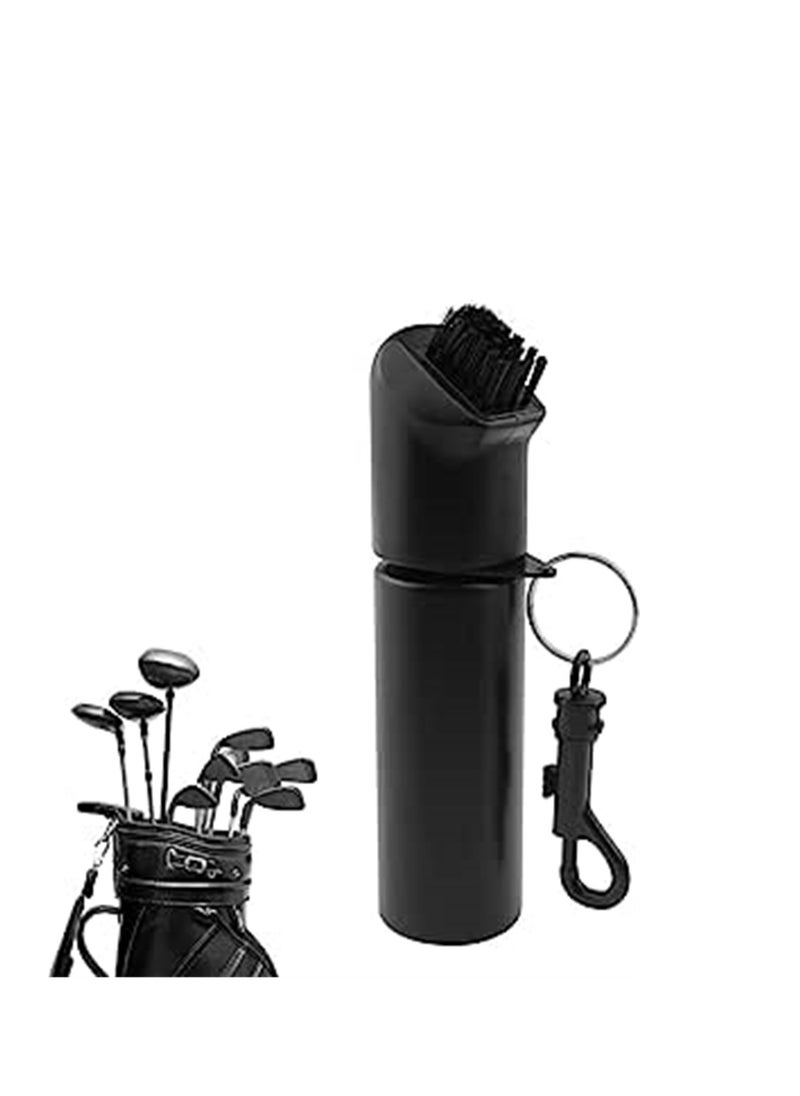 SYOSI Golf Club Cleaning Brush, Groove Cleaner Professional Golf Clean Accessories with lip, Black Golf Club Maintenance Care Tool, Extrusion Water Bottle Cleaner 17*4 cm  - Image 1