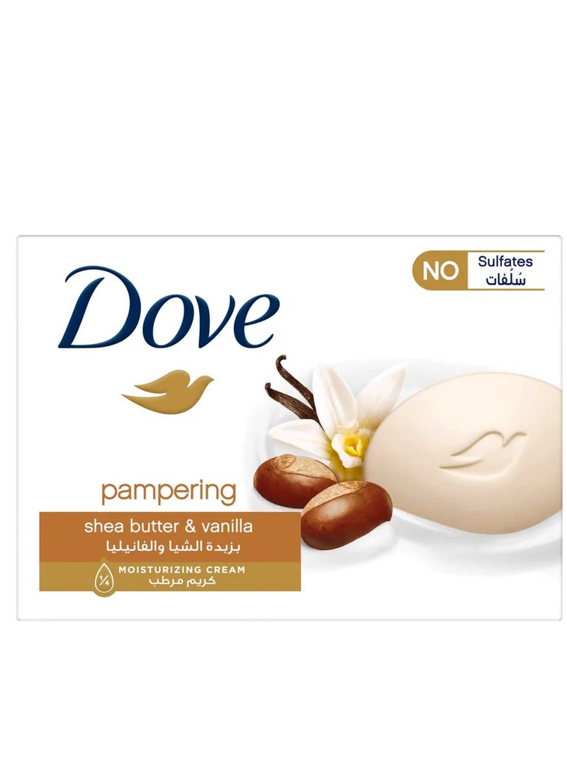 Dove - cream bar 90 g  with shea butter and vanilla - Image 1