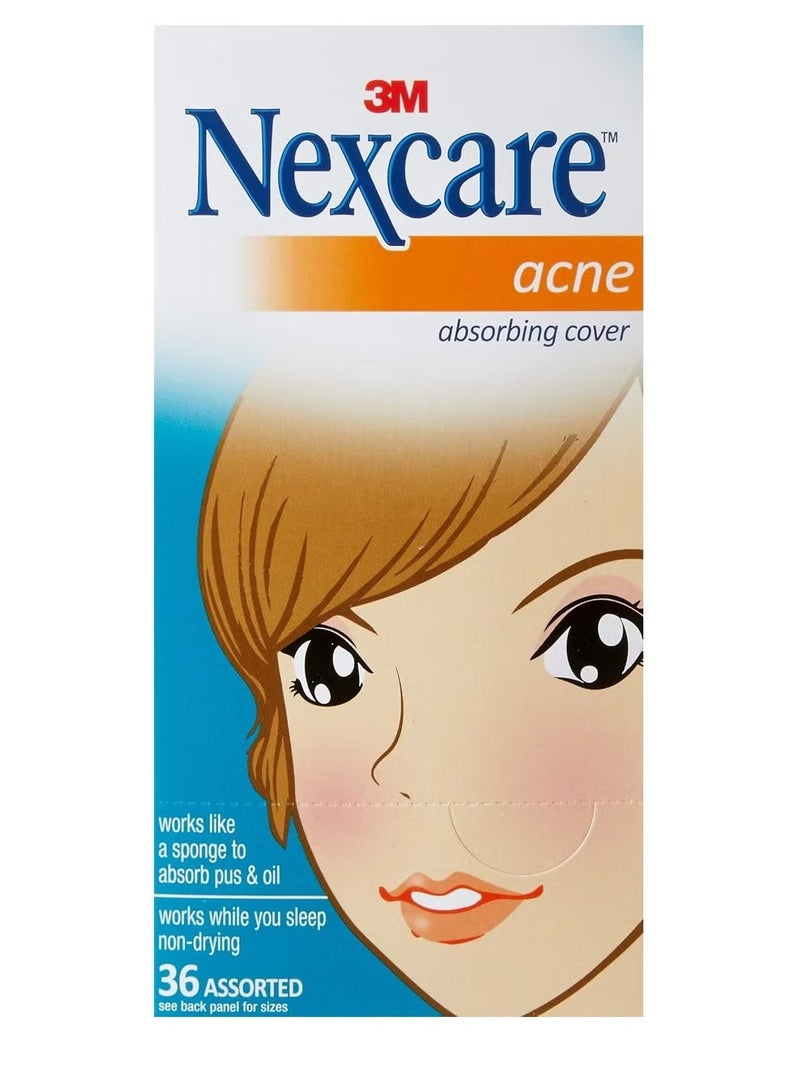 Nexcare 36-Piece Acne Blemish Cover White 3meter