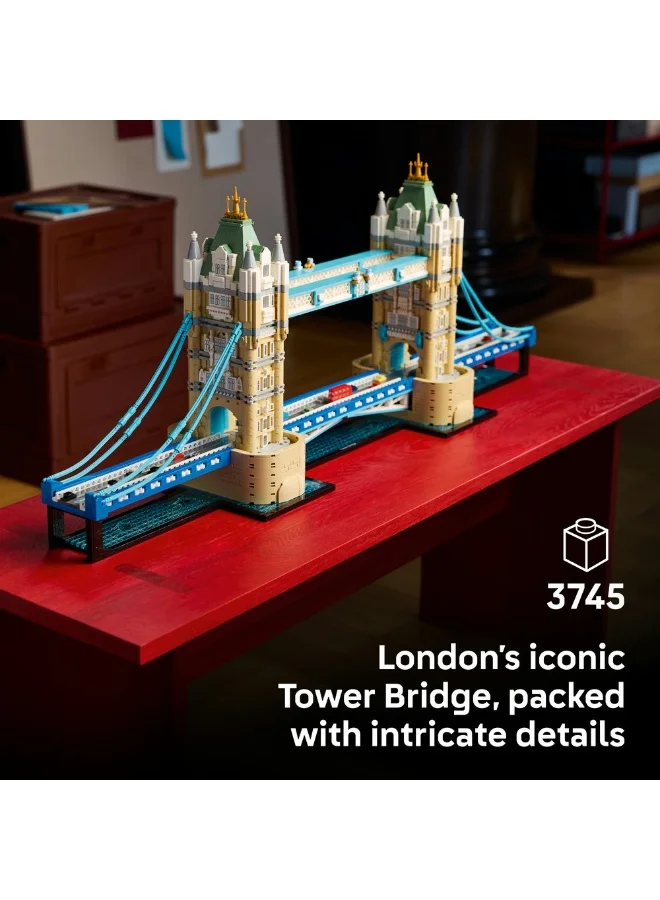 Lego Architecture Tower Bridge Model Kit for Adults 21067 (Age 18+, 3745 Pieces)