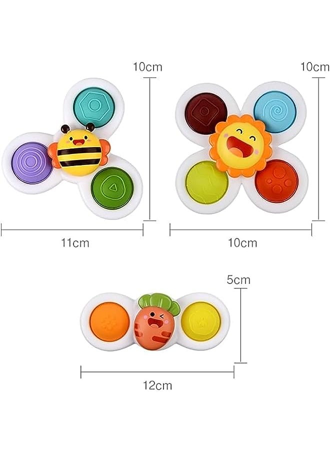 PROMASS Cup Spinner Toys, Simple Dimple Pop it Fidget Toys with Suction Cup Silicone Flipping d Release Stress and Anxiety Kids Sensory Spinning Toys Gifts for 18 Months up Toddlers  - Image 5